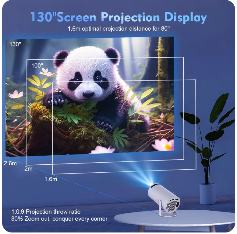 StreamScreen™  HD Projector + Free Projector Screen